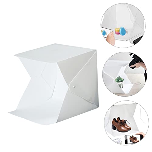 HOMSFOU 6 Conjuntos De Barraca De Luz De Estúdio Dobrável Mini Estúdio Fotográfico Tenda Softbox Pro