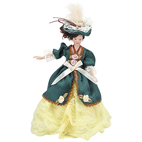 1/12 Puppenhaus Dame, 1/12 Puppenhaus Viktorianische Dame Frauen Miniatur Porzellanpuppen Puppenhaus DekorationHuman… – Bild 8