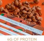 Handfuel Salted Caramel Cajous, cajous salés torréfiés à la main, 4g de protéines, d'écrous aromatisés fabriqués à partir de plantes et fabriqués fièrement au Canada - 150 Grams