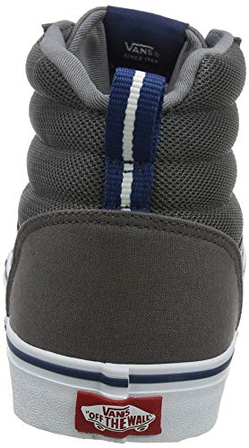 Vans Vans Men's Hi-Top Trainers, Multicoloured Gray Blue Vhi, 7.5