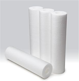 American Water Solutions5 Micron 10" x 2.5" Whole House Sediment Home Water Filter Cartridge Replacement for Any 10 inch RO Unit, Compatible to Culligan P5, AR110, Dupont WFPFC5002, CFS10, WHKF-G05, 4Pack