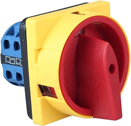 Interrupteur de déconnexion LW26GS rotatif à cadenas 4 pôles 25A pour circuit