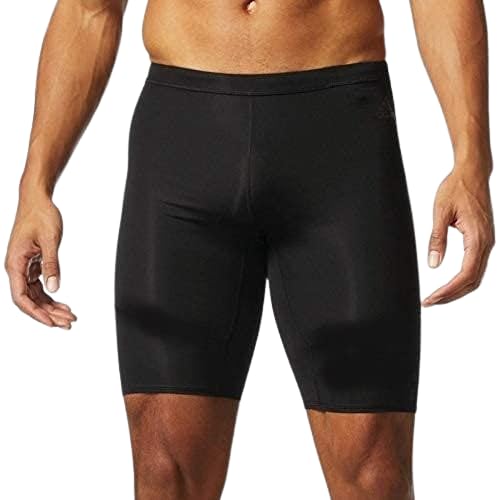 Image of Men's Activewear Skin Tight Black Solid Shorts