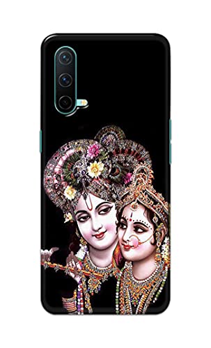 Image of PRINTFIDAA� Printed Hard Back Cover Case for OnePlus Nord CE 5G Back Cover (Radha Krishna) -2808