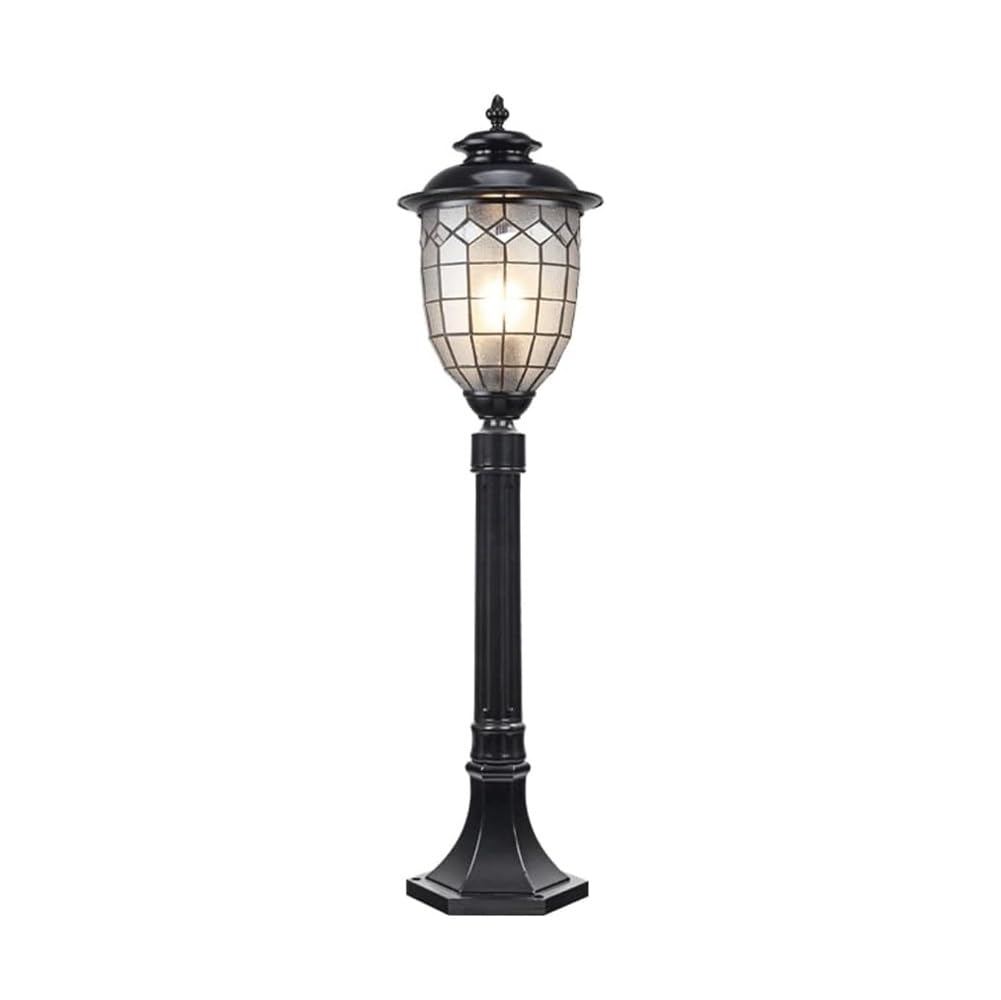 GTHTUHFD 35.4Inch Modern Post Lamp, European Pole Lighting, Rainproof Outdoor Street Light For Porch Patio Garden,Black