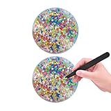 Skin Picking Fidget Toys,2Pcs 3.35 Inch Picky Pad with Tweezer Soft Silicone Skin Picking Fidget Toys Party Toy and Relax Anxiety Toy for Adult (Multi-Colored-New)