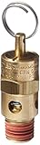 Control Devices ST25-1A250 ST Series Brass Soft Seat ASME Safety Valve, 250 psi Set Pressure, 1/4 Male NPT