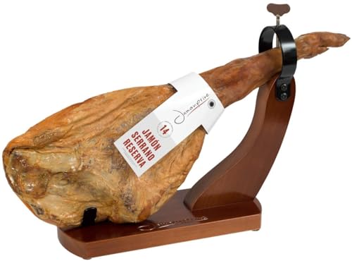 Soporte jamonero Jamonprive con base estable para el corte preciso de jamón original 8