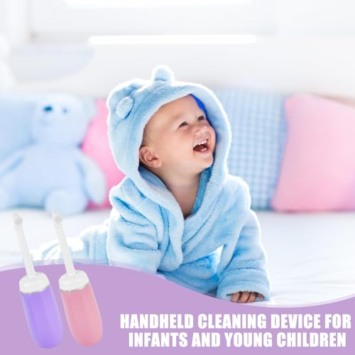 2 Stück Po Dusche Portable Bidet Tragbares Bidet, 400ml Peri Bottle Popodusche Podusche Hand-Reise-Bidet Moderne Po-Dusche Peri Bottle für Postpartale Perinealpflege, Hämorrhoidenbehandlung