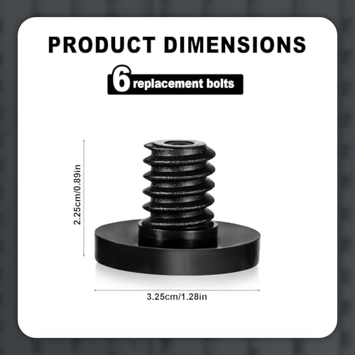 Image of 6pcs Replacement Bolt Compatible with Suncast Storage Sheds, Premium ABS Replacement Parts Bolts Screws Accessories for Storage Sheds