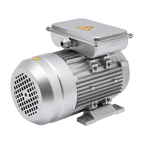Moteur électrique professionnel 750 W 1380 tr/min 240 V 50 Hz Moteur électrique professionnel en cuivre 1 pha 0,75 kW Diamètre de l'arbre 19 mm pour...
