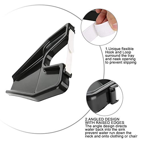Lave-cheveux portable pour shampoing sans douleur cervicale bac ergonomique évier - 3