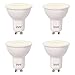 Produktbild Innr GU10 LED-Leuchtmittel, 4 Stück, Weiß (steuerbar über Smartphone, iOS/Android, kompatibel mit Hue) RS 125
