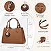 IGOLUMON Bolsos de Mano Piel para Mujer para Universitarias Trabajo Bolso Bandolera Universidad Marca Bolsa Outlet Marca Tote Bag Negro Marrón Imagen de IGOLUMON Bolsos de Mano Piel para Mujer para Universitarias Trabajo Bolso Bandolera Universidad Marca Bolsa Outlet Marca Tote Bag Negro Marrón