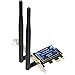 Price comparison product image EDUP AX5400Mbps WiFi 6E PCIE Card AX210 Bluetooth 5.2 802.11ax PCI Express Adapter 2.4Ghz/5Ghz/6Ghz | WPA3| MU-MIMO | OFDMA, Supports Windows 11/10 64 bit EP-9651