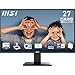 MSI PRO MP273U 27 Inch UHD Office Monitor - 3840 x 2160 IPS Panel, PIP/PBP, Wide Color Gamut, Eye-Friendly Screen, Built-in Speakers, Tilt-Adjustable - HDMI 2.0b, DP (1.4a)