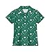 Psaytomey Girls Golf Shirts Golf Green Short Sleeve V Neck Athletic T Shirts with Collar Workout Tennis Shirts Moisture Wicking Quick Dry Summer Golf Tank Tops