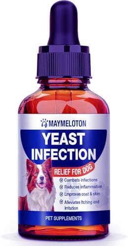 MAYMELOTON Herbal Dog Supplement - Natural Drops for Yeast Relief, Itchy Skin, Ear Care & Allergies