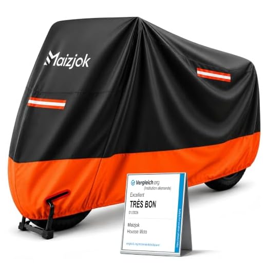 Housse Moto Impermeable, anti-poussière et anti-UV Maizjok