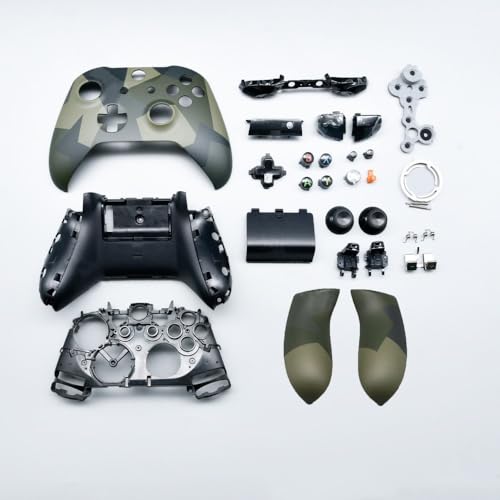 Coque Xbox One S X manette 1708 kit de remplacement camouflage vert