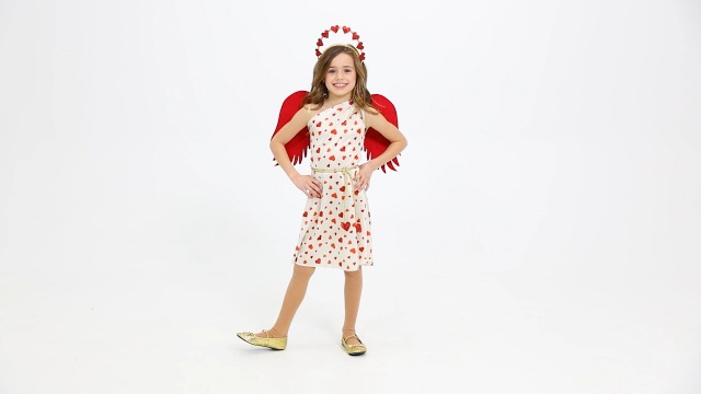 Disfraz de Cupido para Niñas Tamaño Mediano miniatura 7