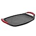 Lacor - 25536 - Plancha de Asar, Grill Eco Piedra, Compatibilidad: todo tipo de cocinas, Apta para inducción y horno, Recubrimiento antiadherente, Ecológica y libre de PFOA, 29 x 22.5 x 1.5 cm, Negro