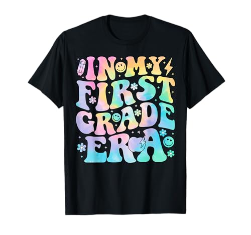 in My First Grade Era Girl Tie Dye 1st Grade Back to School T-Shirt