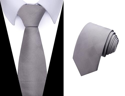 Image of Passabin Tie For Men Necktie Woven Jacquard Neck Ties Set 6 PCS