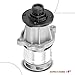 A-Premium Engine Water Pump with Gasket Compatible with BMW E36 318i 318iS 1991-1999 318ti 1995-1999 Z3 1996-1998 L4 1.8L 1.9L