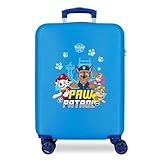 Patrulla Canina Paw Patrol Always Heroic Maleta de Cabina Azul 38x55x20 cms Rígida ABS Cierre de combinación Lateral 34L 2 kgs 4 Ruedas Dobles Equipaje de Mano