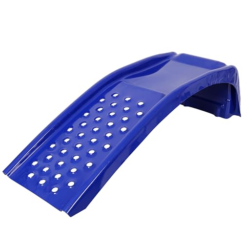 Rampas para automóvil de 8000 libras de capacidad, rampas pesadas de acero sólido para mantenimiento de camiones, SUV y automóviles, cambio de aceite, paquete de 2, azul miniatura 5