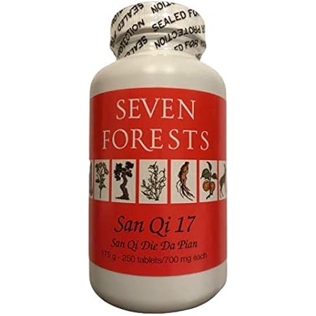 Amazon Com Seven Forests San Qi 17 250 Tablets Health Household