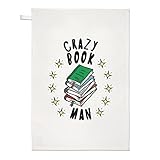 Taille 48x71cm Env. Fou Livre Homme Stars Thé Serviette Plat Tissu