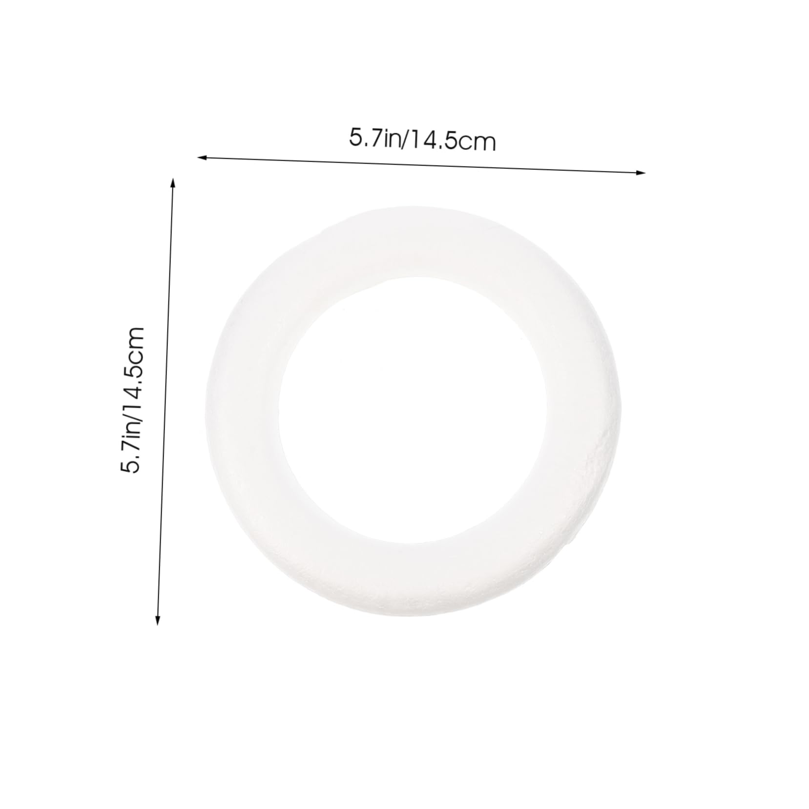 TEHAUX 32piezas Foam Para Decoración Navideña Accesorios De Manualidades Materiales Para Wreaths Círculos De Espuma Para Fiestas y Bodas
