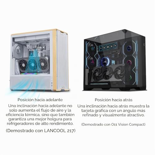 Kit de GPU Vertical de 4 Ranuras Contra Sobrecalentamiento y Deformación de Tarjeta 7