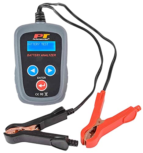JEGS Performance Products W2998 Digital Battery Analyzer 12V DC LA AGM & VRLA Up