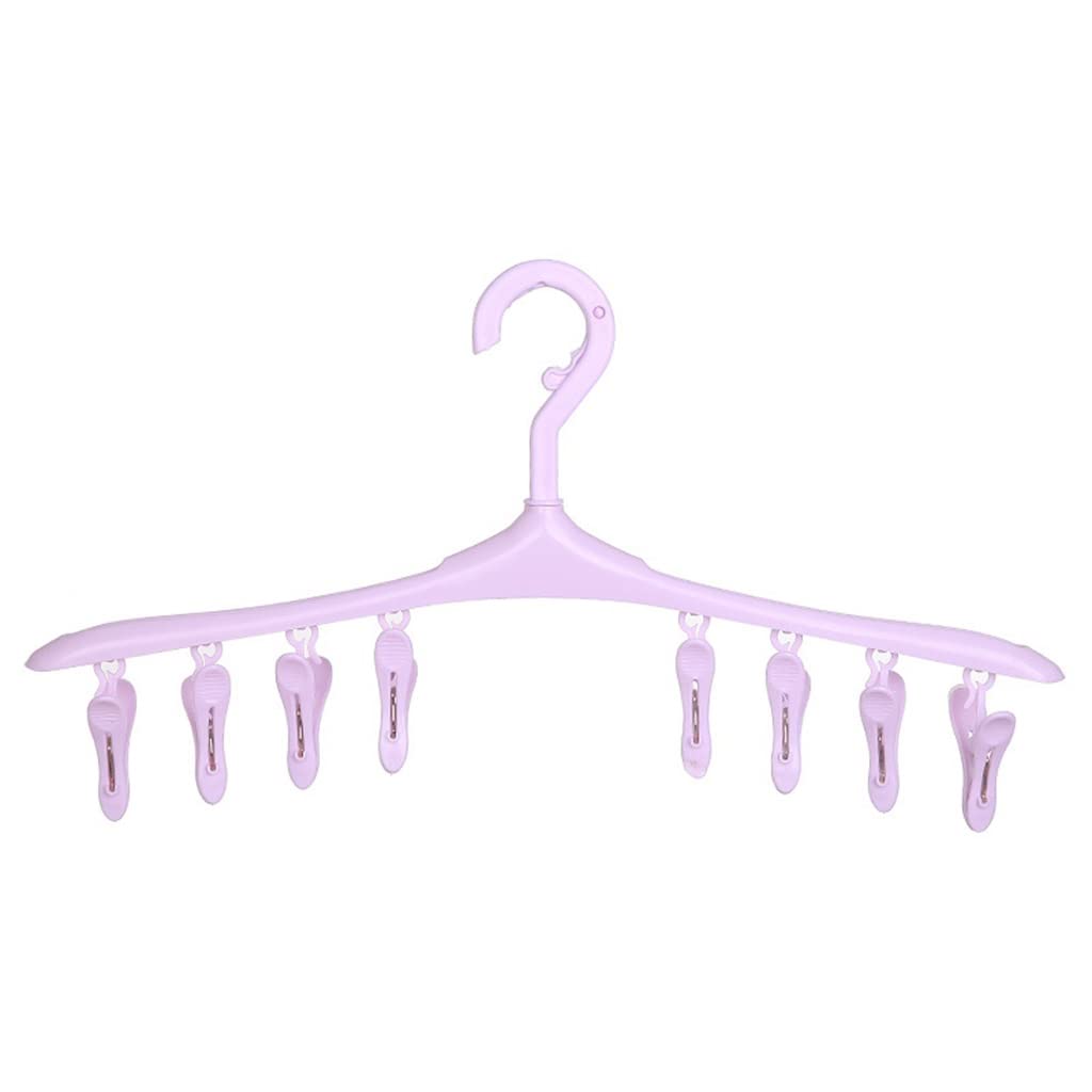 Cintre de chaussettes plastique violet pour ne plus perdre vos sous-vêtements
