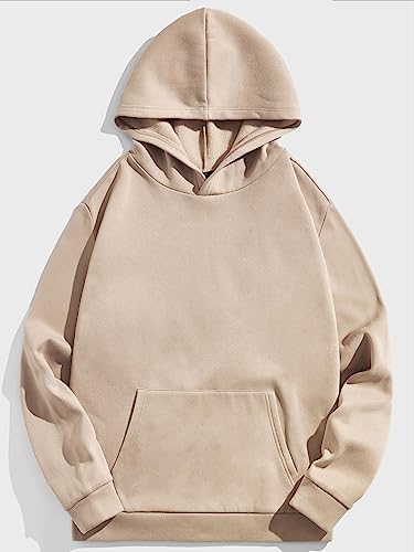 SOLY HUX Letter Hoodies for Men Casual Slogan Graphic Long Sleeve Streetwear Pullover Sweatshirt with Pocket2