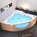 Produktbild Tronitechnik Whirlpool Badewanne Santorini weiß 150cm x 150cm mit Heizung, Hydromassage und Farblichtherapie