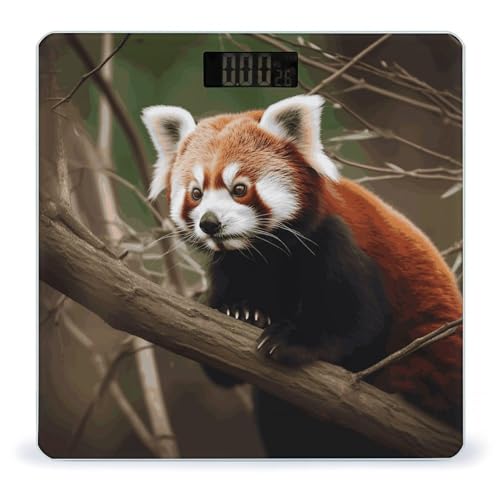 Báscula digital inteligente para baño con diseño Panda miniatura 1