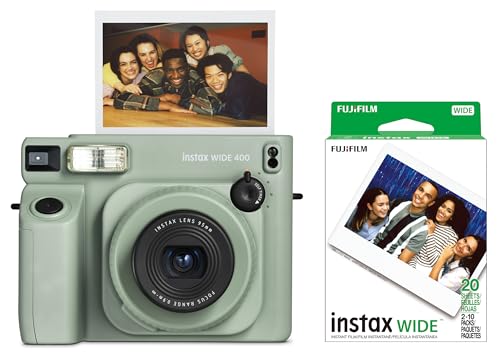 Fujifilm instax Wide 400 Instant Camera Bundle - Green