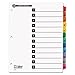 Cardinal 100% Recycled OneStep Index System, Multicolor 12-Tab, 11 x 8-1/2, 1 Set