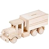 Gestalte dieses Holzspielzeug doch einfach nach deinen Wünschen. In dem man seinen Kindern schon von klein auf beibringt, wie man das Ausgeben und Sparen von Geld in ein ausgeglichenes Verhältnis bringt, kann man sie vor späteren finanziellen Schwierigkeiten bewahren.