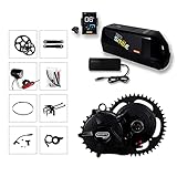 {Más opciones diferentes} La serie de motores eléctricos M625 es compatible con soportes inferiores de 68 mm y 100 mm. El nuevo kit de transmisión media 8fun viene con una batería BAFANG (fabricada con Samsung 21700 Cell), es un poco grande que antes. Antes del envío, te enviaremos un correo electrónico para confirmar si este producto es adecuado para tu marco