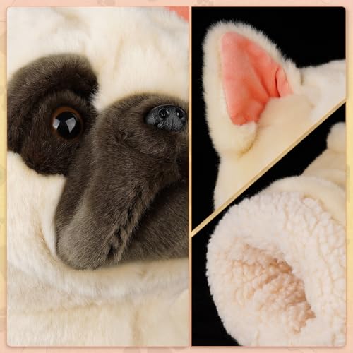 LZFAN Golf Club Covers for Woods and Drivers Funny Driver Headcover Animal Golf Club Head Covers Golf Gifts for Men Women Plush (Bulldog for Driver)