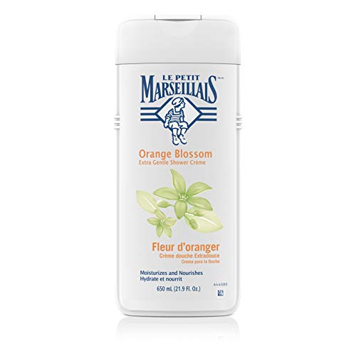 Le Petit Marseillais Extra Gentle Shower CrÃ¨me with Orange Blossom, Moisturizing & Nourishing French Body Wash for pH Neutral for Skin, 21.9 fl. oz