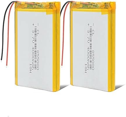 Batteria Ai Polimeri Di Li ION 3.7 V 4000 MAh 855080. Capacità Elevata Ricaricabile Al Litio Per Tablet Mp3 Mp4.2 Pezzi