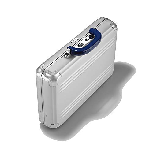 Zero Halliburton Pursuit Aluminum Hardside Attaché (Silver, Small Attaché) #TOP2