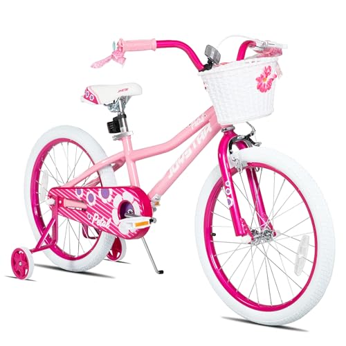 With Basket And Streamer 20" Kids Bikes For Girls Ages 9-12 Child Bike Pink