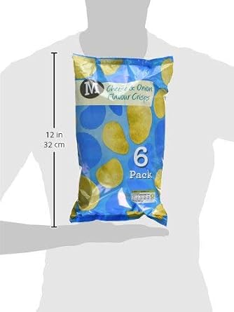Morrisons Cheese and Onion Flavour Crisps Multipack 6 x 25g